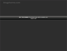 Tablet Screenshot of blogpharma.com